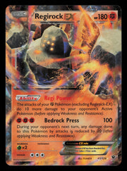 Regirock EX 43/124 Holo Rare EX Fates Collide Pokemon