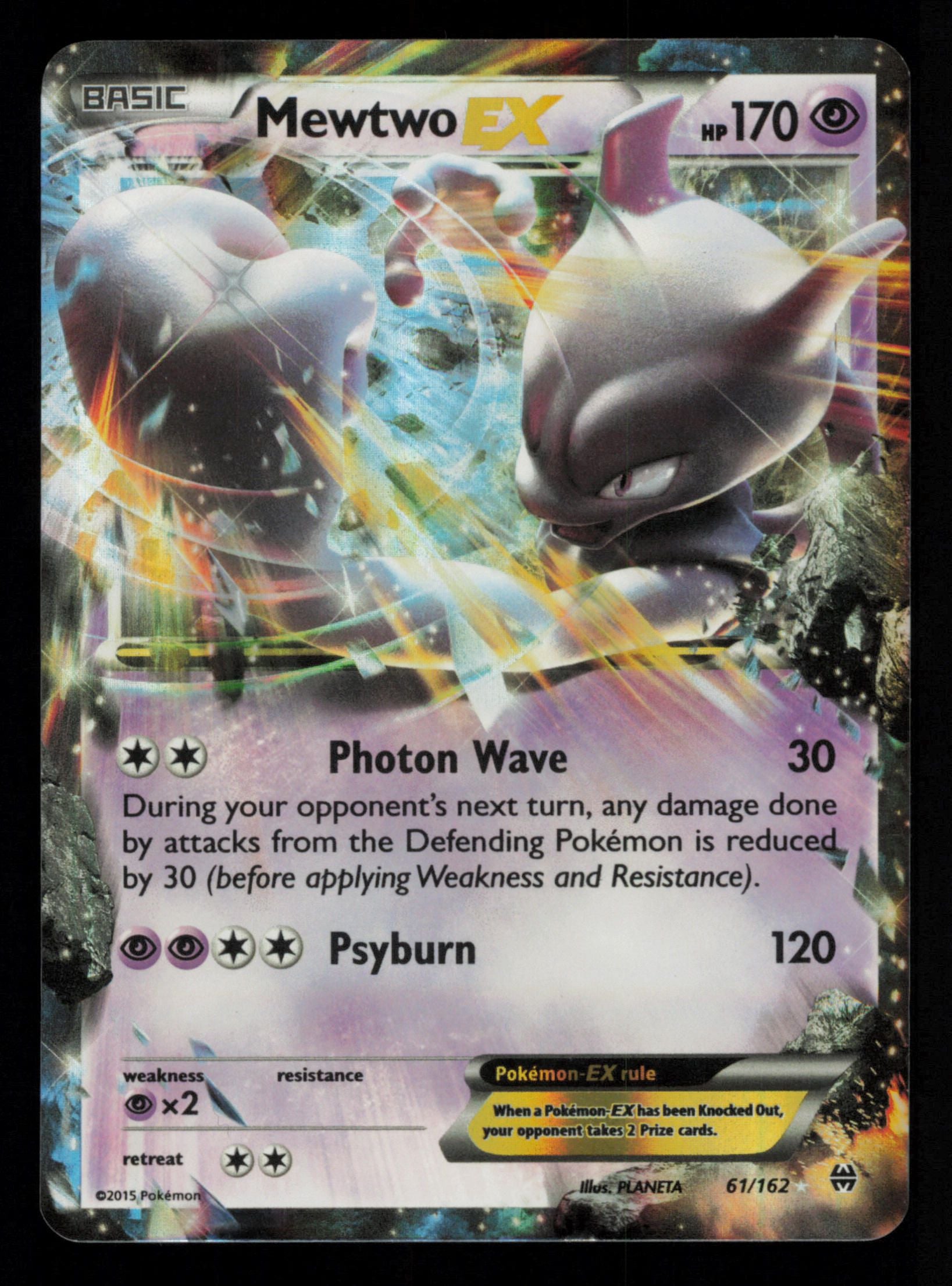 Mewtwo EX 61/162 Holo Rare EX BREAKthrough Pokemon