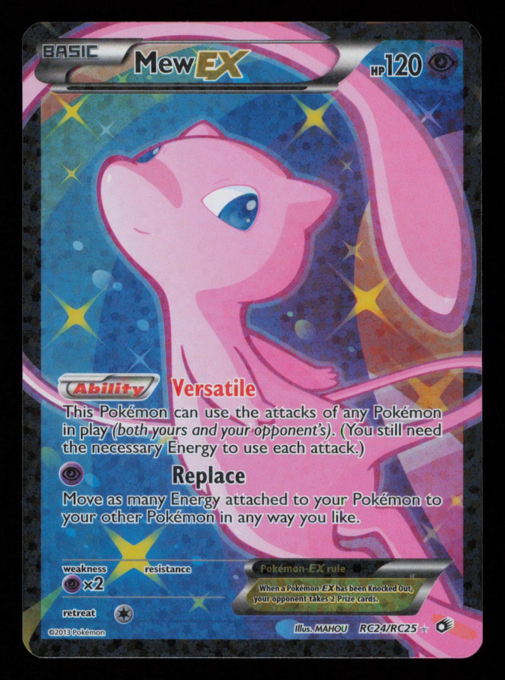 Mew EX RC24/RC25 Rare Ultra Legendary Treasures Pokemon