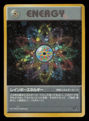 Rainbow Energy Holo Rare Team Rocket Pokemon Japanese
